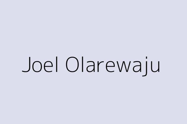 Joel Olarewaju
